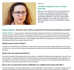 Les IPA s’organisent pour se faire entendre